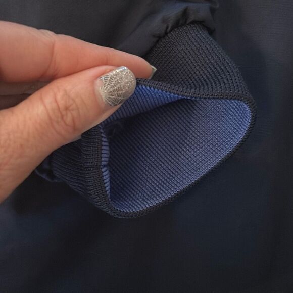 Greg Norman navy men’s pullover windbreaker with pockets top size L - Picture 4 of 8